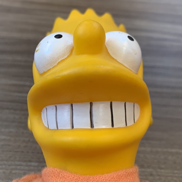Vintage Bart Simpson Doll 1990 Matt Groening Cartoon character The Simpsons Toy - Picture 8 of 9